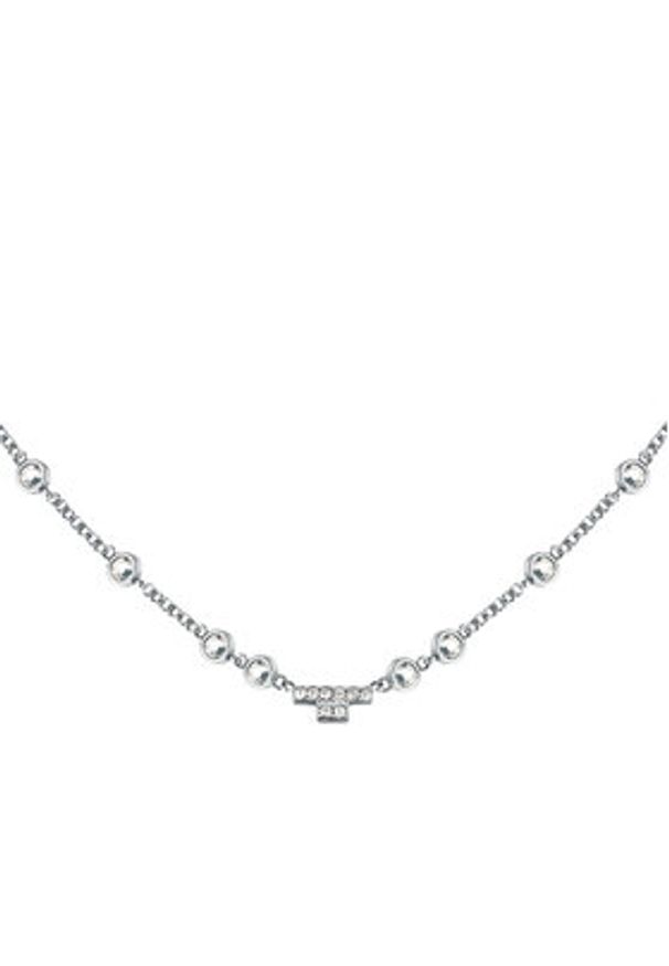 Trussardi Jeans - Trussardi Naszyjnik TJAXC04 Srebrny. Materiał: metalowe. Kolor: srebrny