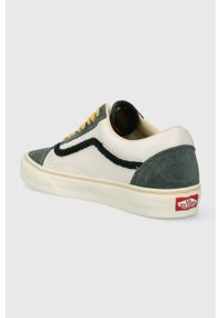 Vans tenisówki Old Skool męskie kolor szary VN000D3HYDX1. Nosek buta: okrągły. Zapięcie: sznurówki. Kolor: zielony. Materiał: guma. Szerokość cholewki: normalna. Styl: klasyczny #2