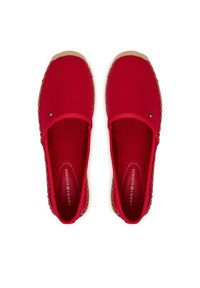 TOMMY HILFIGER - Tommy Hilfiger Espadryle Flag Canvas Espadrille FW0FW08541 Czerwony. Kolor: czerwony. Materiał: materiał #2