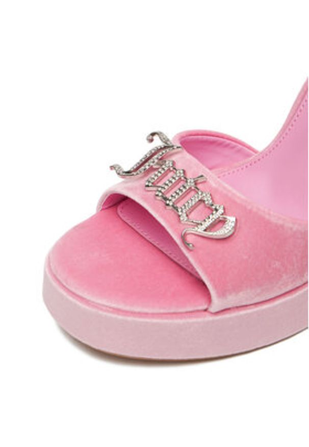 Juicy Couture Sandały EO-WSS21645-01 Różowy. Kolor: różowy. Materiał: materiał