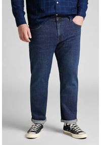Lee - MĘSKIE SPODNIE JEANSOWE LEE DAREN ZIP FLY REGULAR STRAIGHT Dark Bluegrass L707KNUK 112118225. Okazja: na co dzień. Wzór: nadruk. Styl: klasyczny, elegancki, casual