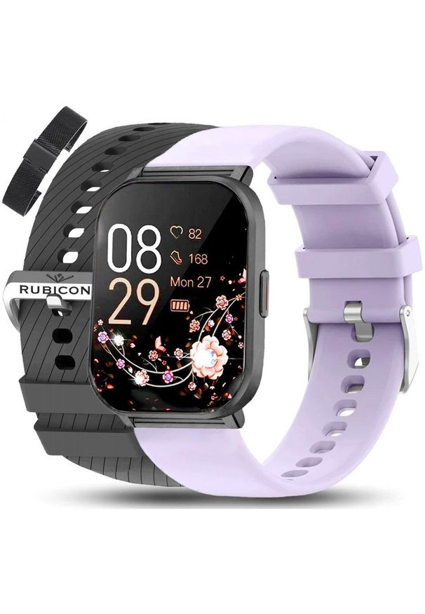 Zegarek SMARTWATCH Rubicon RNCF34 BLACK 3 paski. Rodzaj zegarka: smartwatch