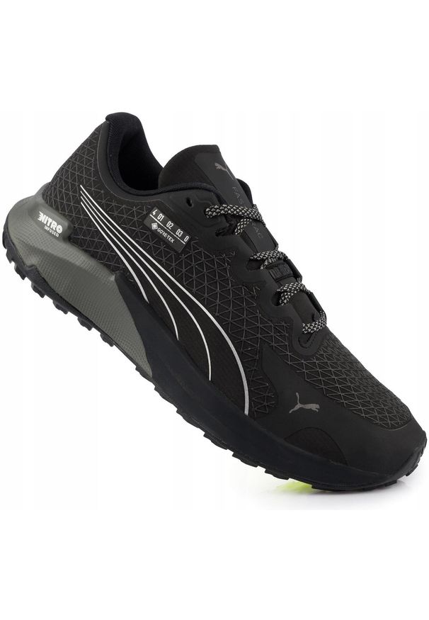 Buty męskie sportowe z membraną Puma Fast-Trac Nitro GTX. Kolor: czarny
