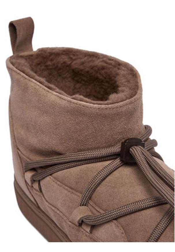 Inuikii Śniegowce Classic Low 2001.001.0021 Brązowy. Kolor: brązowy. Materiał: zamsz, skóra