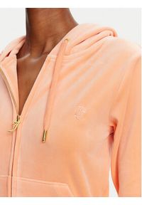 Juicy Couture Bluza Robertson JCAP176 Pomarańczowy Slim Fit. Kolor: pomarańczowy. Materiał: syntetyk #5