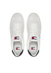 Tommy Jeans Sneakersy Tjm Leather Retro Cupsole EM0EM01414 Écru #3