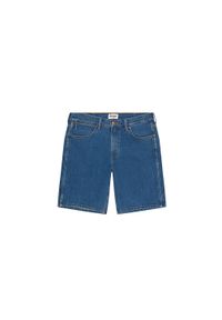 Wrangler - WRANGLER FRONTIER SHORT MĘSKIE SZORTY KRÓTKIE SPODENKI JEANSOWE ROCK BED 112350819 W16W017982. Materiał: jeans. Długość: krótkie. Styl: rockowy #4