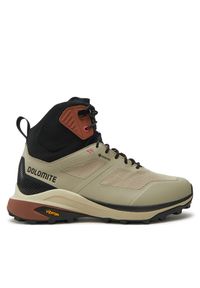 Trekkingi Dolomite. Kolor: beżowy. Technologia: Gore-Tex. Sport: turystyka piesza