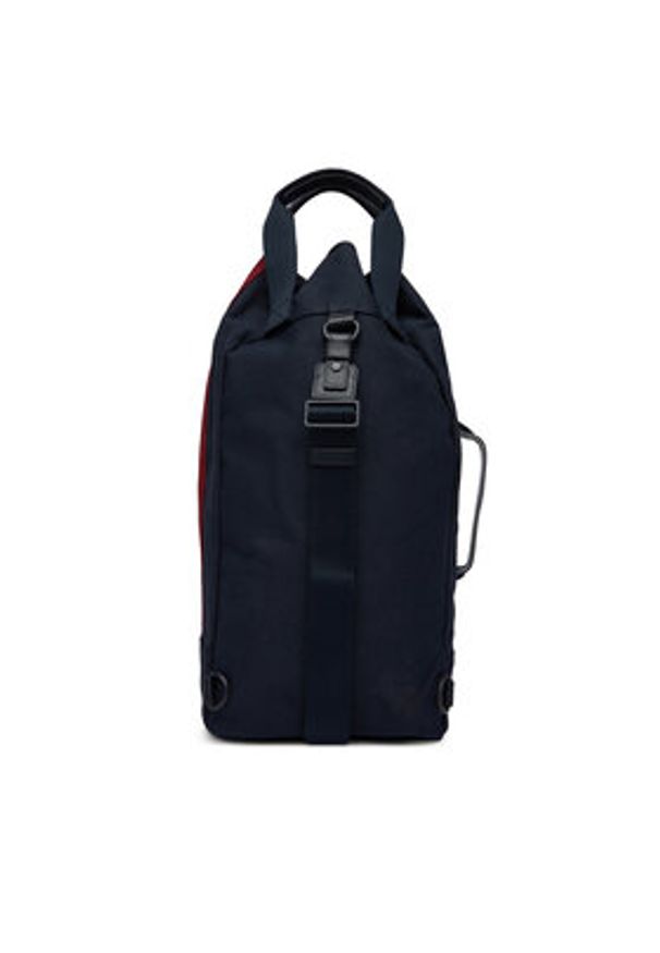 TOMMY HILFIGER - Tommy Hilfiger Plecak Hertiage Logo Patch Crossbody Sling Bag AM0AM14264 Granatowy. Kolor: niebieski. Materiał: materiał