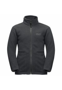 Kurtka dziecięca 3 w 1 Jack Wolfskin snowfrost. Kolor: czarny