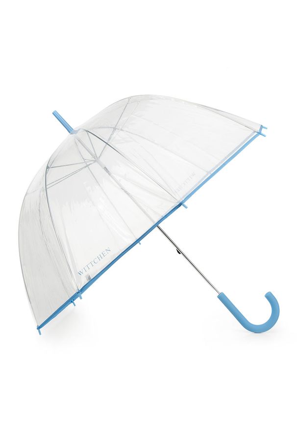 Wittchen - Parasol transparentny błękitny. Kolor: niebieski. Materiał: poliester