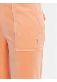 Juicy Couture Spodnie dresowe Layla JCSEBJ001 Pomarańczowy Flared Leg. Kolor: pomarańczowy. Materiał: syntetyk