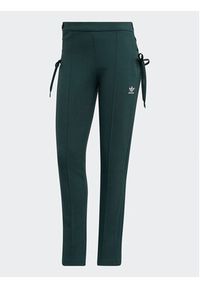 Adidas - adidas Spodnie dresowe Always Original Laced HK5083 Zielony Slim Fit. Kolor: zielony. Materiał: bawełna, dresówka