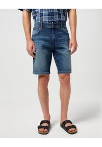 Wrangler - WRANGLER TEXAS SHORTS MĘSKIE SZORTY JEANSOWE HARE 112350867 W11C017969. Materiał: jeans