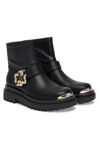 Just Cavalli Botki 79RA3S95 ZSS76 Czarny. Kolor: czarny. Materiał: skóra #6