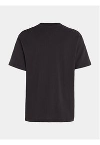 Tommy Jeans T-Shirt Essential Logo DW0DW16441 Czarny Relaxed Fit. Kolor: czarny. Materiał: bawełna