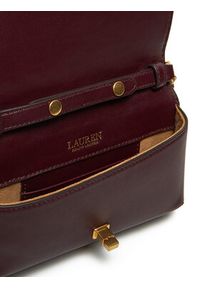 Lauren Ralph Lauren - LAUREN RALPH LAUREN Torebka 432951212001 Bordowy. Kolor: czerwony. Materiał: skórzane