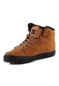 Buty DC Shoes Pure High-Top Wc Wnt M ADYS400047-WEA brązowe. Kolor: brązowy. Materiał: materiał. Sezon: zima