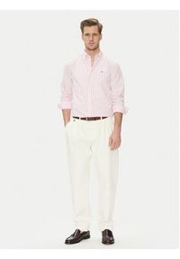 TOMMY HILFIGER - Tommy Hilfiger Koszula MW0MW39159 Różowy Regular Fit. Kolor: różowy. Materiał: bawełna #3
