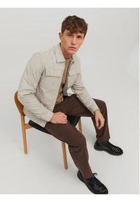 Jack & Jones Kurtka z imitacji skóry Payton 12213082 Beżowy Regular Fit. Kolor: beżowy. Materiał: skóra #5