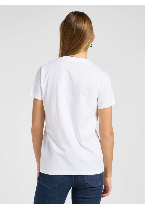 Lee - DAMSKA KOSZULKA LEE SMALL GRAPHIC TEE 1 BRIGHT WHITE 112371875