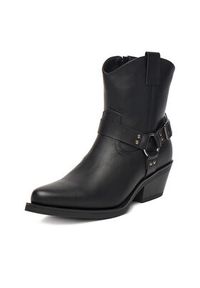 DeeZee Kowbojki HX21065-55A Czarny. Kolor: czarny. Materiał: syntetyk, materiał #4