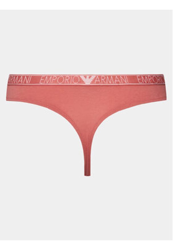 Emporio Armani Underwear Komplet 2 par stringów 163333 4R223 05373 Różowy. Kolor: różowy. Materiał: bawełna