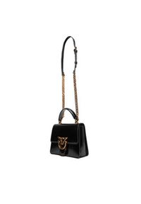 Pinko - PINKO Torebka Love One Top Handle Mini Light PE 25 PLTT 100071 A1UV Czarny. Kolor: czarny. Materiał: skórzane