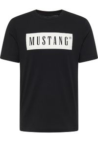 Mustang - 3PAK MUSTANG STYLE ALEX C LOGO TEE MĘSKI T-SHIRT KOSZULKI NADRUK CZARNY SZARY GRANATOWY 1013223. Kolor: wielokolorowy, niebieski, czarny, szary. Wzór: nadruk #3