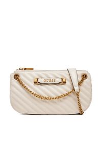 Guess Torebka HWQB94 95720 Écru. Materiał: skórzane