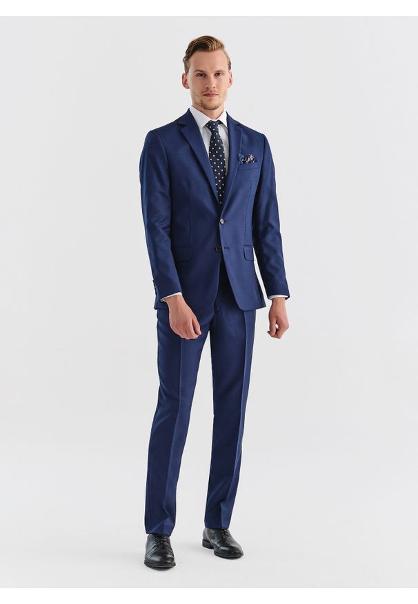 Pako Lorente - PAKO LORENTE – Spodnie męskie garniturowe MERALD P00WB-6G-314-N. Materiał: tkanina. Wzór: gładki