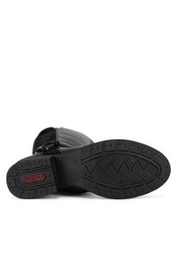 Rieker Kozaki Z9564-00 Czarny. Kolor: czarny. Materiał: skóra #3
