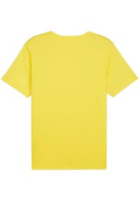 Koszulka męska Puma teamRISE Matchday Jersey. Kolor: żółty. Materiał: jersey. Sport: piłka nożna