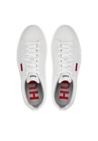 Hugo Sneakersy Morrie Tenn napu 50523642 Biały. Kolor: biały. Materiał: skóra