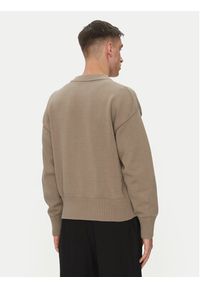 AMI PARIS Sweter HKS163.KN0063 Szary Regular Fit. Kolor: szary. Materiał: bawełna #5