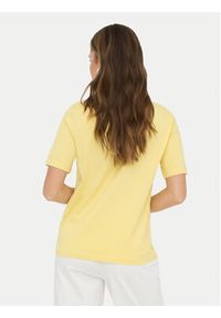 only - ONLY T-Shirt Freja 15367970 Żółty Regular Fit. Kolor: żółty. Materiał: bawełna #3