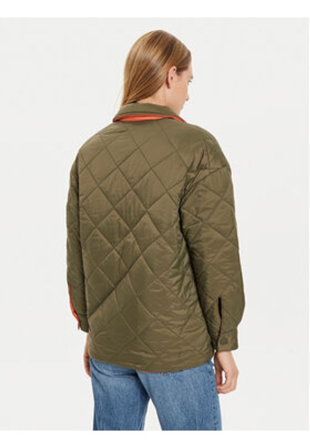 Pepe Jeans Kurtka przejściowa Caty PL402441 Zielony Relaxed Fit. Kolor: zielony. Materiał: syntetyk