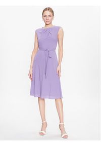 Lauren Ralph Lauren Sukienka koktajlowa 250889253002 Fioletowy Regular Fit. Kolor: fioletowy. Materiał: syntetyk. Styl: wizytowy #5