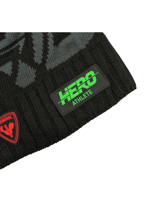 Czapka zimowa męska Rossignol Hero Pompon. Kolor: czarny. Sezon: zima