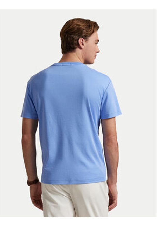 Polo Ralph Lauren T-Shirt 710740727091 Niebieski. Typ kołnierza: polo. Kolor: niebieski. Materiał: bawełna