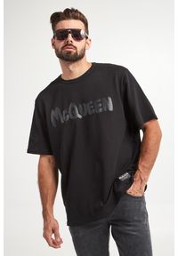Alexander McQueen - T-shirt męski z siatki ALEXANDER MCQUEEN #5
