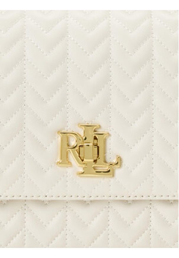 Lauren Ralph Lauren - LAUREN RALPH LAUREN Torebka Sophee 431966768001 Écru. Materiał: skórzane