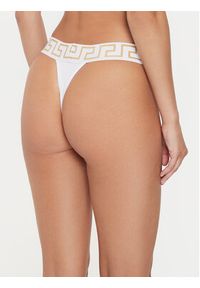 VERSACE - Versace Stringi AUD01042 1A10011 Biały. Kolor: biały. Materiał: bawełna #6