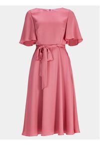 Swing Sukienka koktajlowa 5AG14500 Różowy Regular Fit. Kolor: różowy. Materiał: syntetyk. Styl: wizytowy