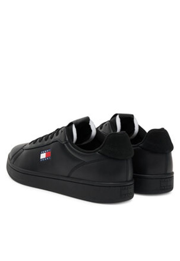 Tommy Jeans Sneakersy Archive '98 EM0EM01596 Czarny. Kolor: czarny. Materiał: skóra