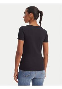 Fracomina T-Shirt FP26ST3001J42701 Czarny Slim Fit. Kolor: czarny. Materiał: syntetyk #4