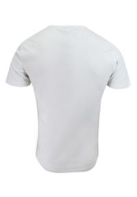 Pako Jeans - T-shirt Bawełniany, Biały z Nadrukiem, Męski, Krótki Rękaw, Dekolt z Guzikami -PAKO JEANS. Okazja: na co dzień. Kolor: biały. Materiał: bawełna. Długość rękawa: krótki rękaw. Długość: krótkie. Wzór: nadruk. Styl: casual #2