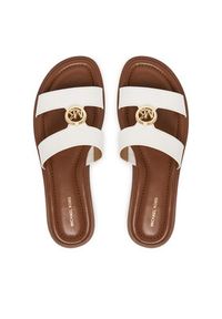 MICHAEL Michael Kors Klapki Ering Flat 40S6ERFS2L Biały. Kolor: biały. Materiał: skóra #2