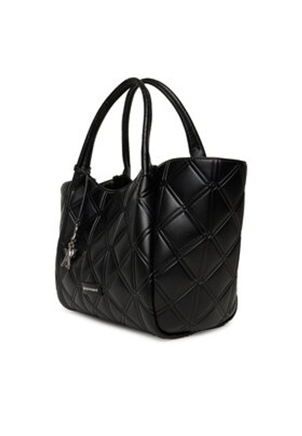 Emporio Armani Torebka EW001009 AF17630 UC001 Czarny. Kolor: czarny. Materiał: skórzane