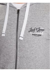 Jack & Jones - Jack&Jones Bluza Andy 12222335 Szary Regular Fit. Kolor: szary. Materiał: bawełna, syntetyk